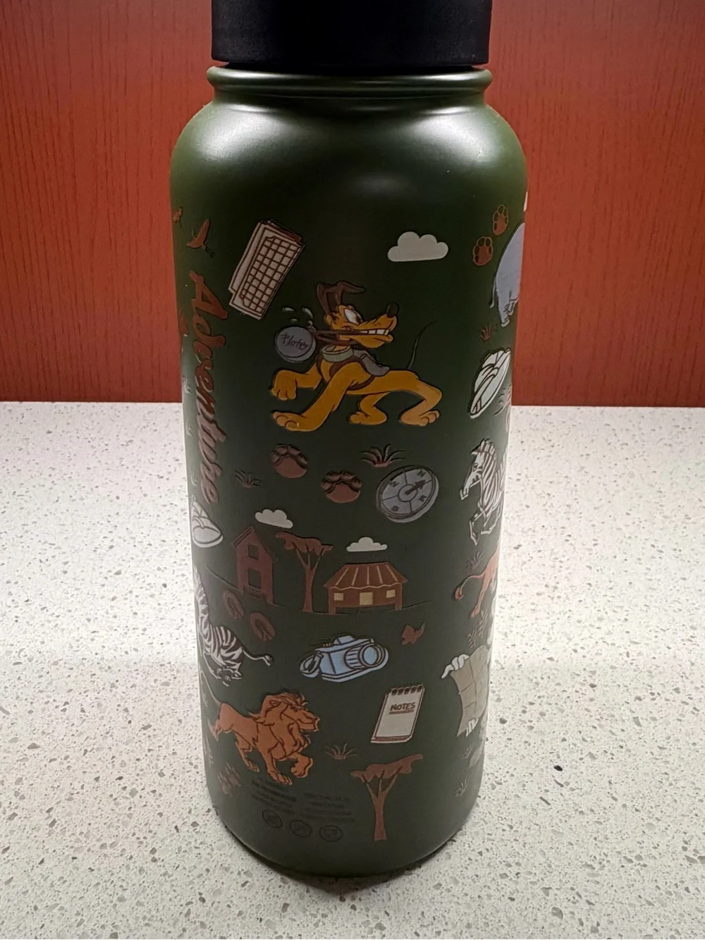 NEW DISNEY ANIMAL KINGDOM “SAFARI SQUAD” WATER BOTTLE 34oz